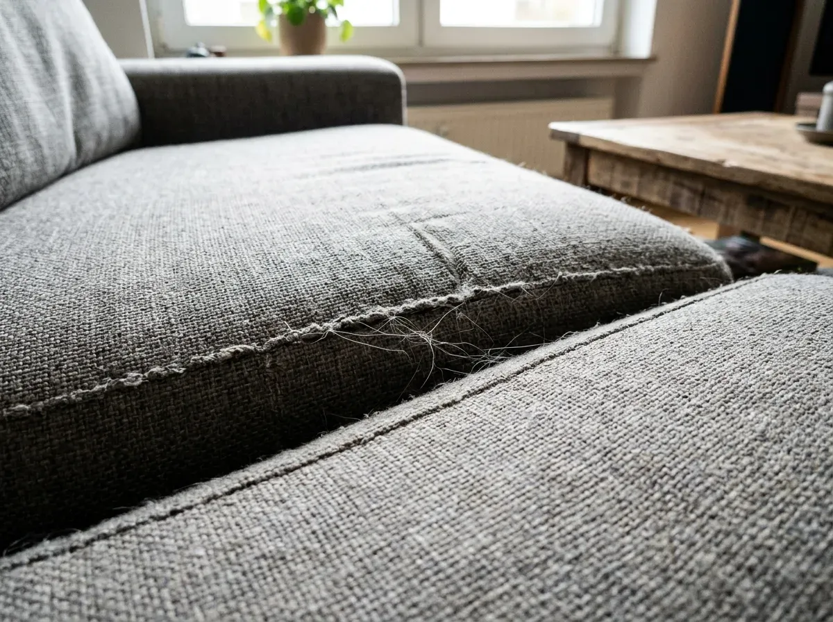 Kárpitozott bútor, ahol az állat rendszeresen tartózkodik